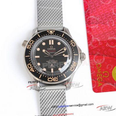 VS Factory V5 Omega Seamaster No Time to Die Black Bezel Titanium Case Watch